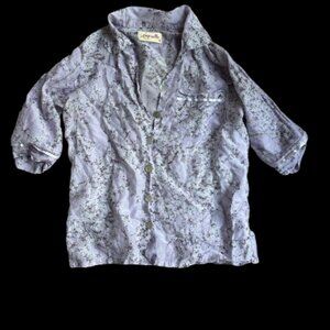 Papinelle Lavender Purple Audrey Floral Top